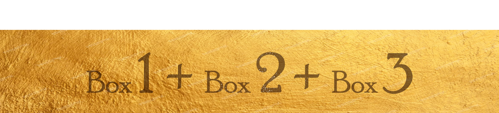 BOX 1 + BOX 2 + BOX 3 = 24 PALLINE